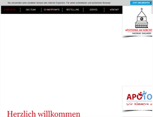 Tablet Screenshot of apo-am-kirchplatz.de